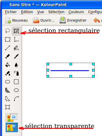 selection ligne
