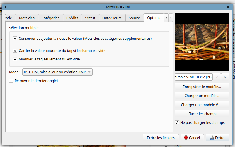 OptionsIPTC