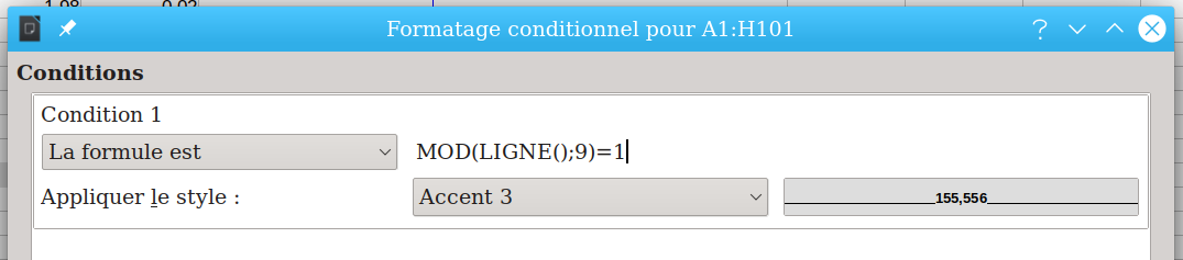 formatConditionnel